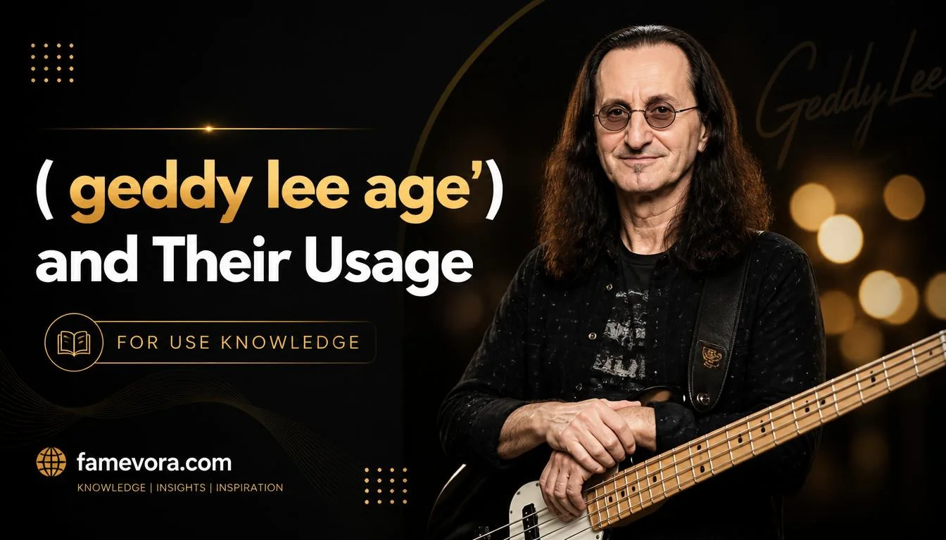 geddy lee age