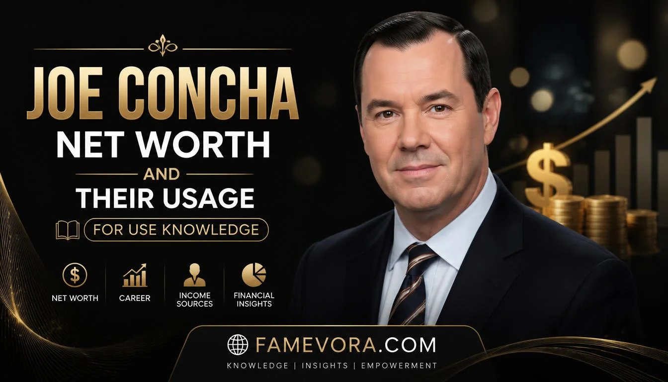joe concha net worth