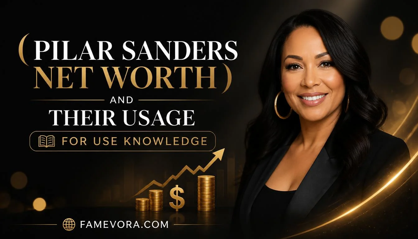 pilar sanders net worth