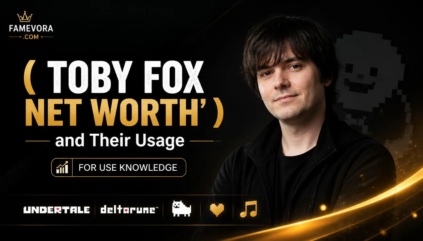 toby fox net worth
